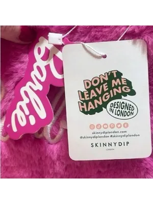 Barbie & Skinnydip London Collaboration Pink Furry Crossbody RARE Purse Bag thumbnail 8