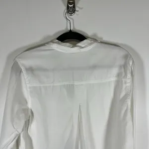 Anthropologie CLOTH & STONE Shirt Top Sz M White Button Hi-Lo 3/4 Sleeve Tencel‎ thumbnail 9
