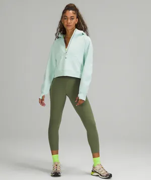 Lululemon Scuba Oversized 1/2 Zip Hoodie In Delicate Mint M/L NWT thumbnail 4