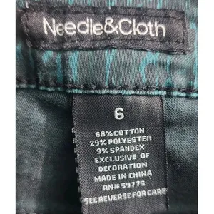 Needle in Cloth Leopard Print High‎ Rise Skinny Jeans Black Animal Print thumbnail 4