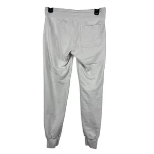 American Giant Jogger Sweatpants XS Off White Gray USA Made Drawstring Lounge thumbnail 4