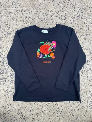Quacker Factory Vintage Halloween Embroidered Crewneck thumbnail 1