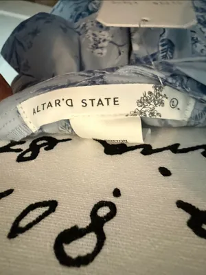 Altar’d State Light Blue Floral Sundress thumbnail 3