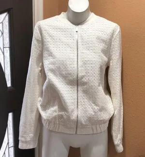 1 .State white full zip jacket thumbnail 1