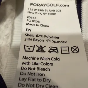 Foray Golf Textured Polo Sweater Top Large White Navy Coastal‎ Preppy Chic thumbnail 10