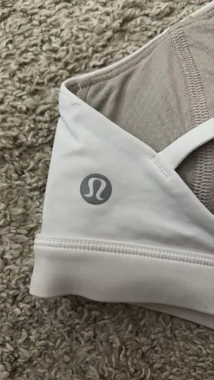 White Lululemon Sports Bra thumbnail 4