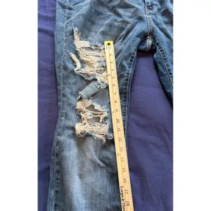 Judy Blue Los Angeles Boyfriend Fit Distressed Ripped Jeans Medium Wash 18W thumbnail 9
