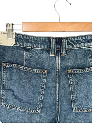 Free People - NWT Bettie Sailor Denim Shorts Sz 30 thumbnail 6