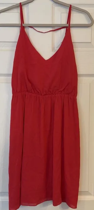 ALICE + OLIVIA Mini Slip Dress Small Silk Raspberry Pink‎ Strappy Sexy Wedding thumbnail 1