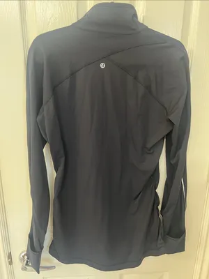 lululemon Front of the Pack Black Half-Zip Utility Jacket thumbnail 6