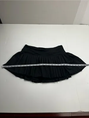 Goldhinge Black Pleated Tennis Skirt Skort Athletic Athleisure Womens Large thumbnail 8