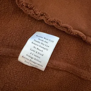 Frank & Eileen Belfast Peacoat S Cinnamon Brown Triple Fleece Preppy Minimalist thumbnail 8