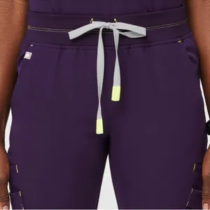 FIGS Soeng Scrub Pant In Purple thumbnail 4