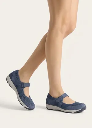 Dansko Hennie Blue Suede Mary Jane Comfort Shoes 37 US 6.5 thumbnail 1