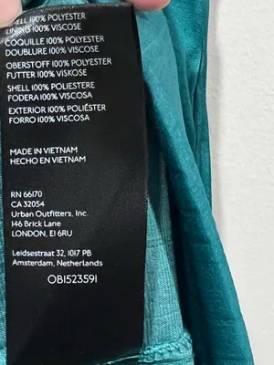 Anthropologie The Somerset Teal V-Neck Tiered Maxi Dress Medium thumbnail 7