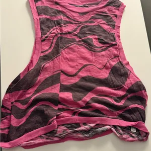 FP Movement Pink and Gray Muscle Tee thumbnail 3