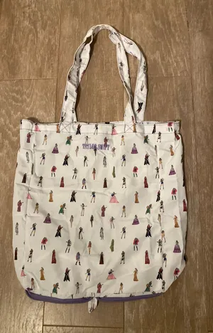 Taylor Swift The Eras Tour Tote Bag w/ Zip Pouch – Brand New Packable Collector thumbnail 1