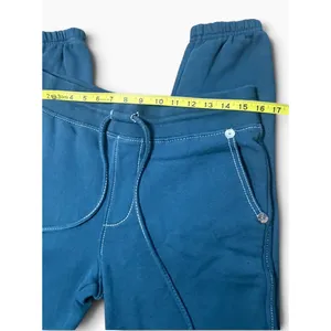 True Religion Womens Teal Green Blue Horseshoe Stitch Jogger Sweatpants Small thumbnail 6