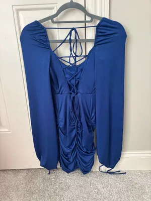 Lucy in the Sky Mini Dress Blue thumbnail 3