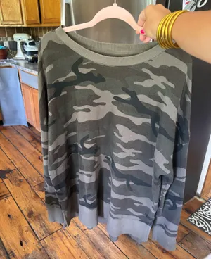 camo crewneck Green Size XXL thumbnail 1