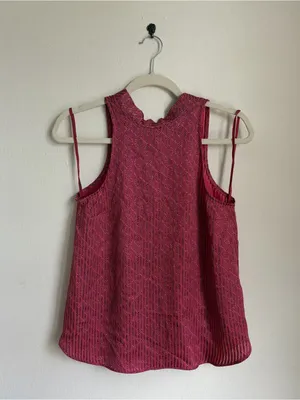 Maeve by Anthro Pink Blouse thumbnail 3