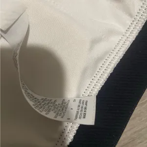 Nike Pro Women's White and Black Sports Bra thumbnail 2