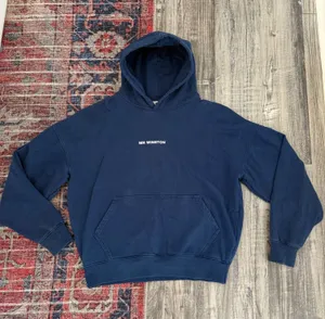 mr.winston navy puff hoodie thumbnail 1