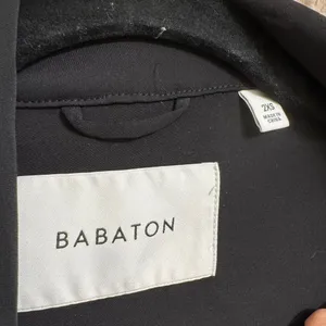Babaton Aritzia Black Khalo Robe Trench Jacket Overpiece XXS thumbnail 3