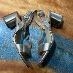Naturalizer Arianna Strappy Rose Gold Block heels sandals size 6.5 thumbnail 5