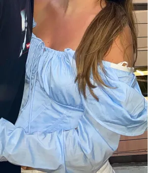 Princess Polly Top Corset Blue thumbnail 1