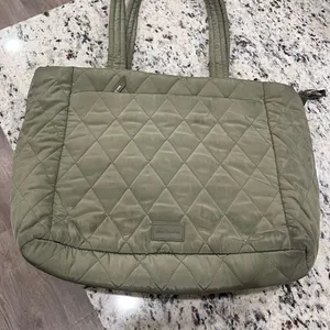 vera bradley quilted tote bag thumbnail 1