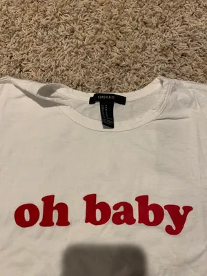 Forever 21 “oh Baby” Crop Top thumbnail 2