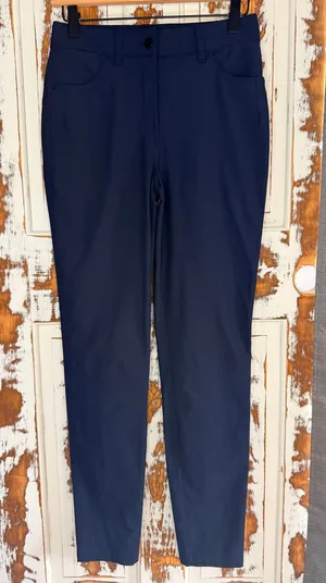 Lululemon City Sleek Pant Size 4 True Navy 5 Pocket Quiet Luxury Office Casual thumbnail 1