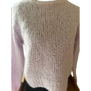 A.L.C. Alpaca Blend Sweater Small Petite Lavender Purple Cropped thumbnail 6