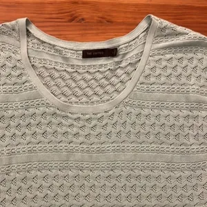 The Limited Mint Green Open Weave Knit Sweater Vest Womens Size Large Sleeveless thumbnail 5