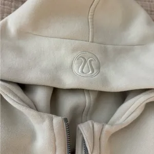 Lululemon Scuba Oversized Half Zip Hoodie. Bone color. Size M/L thumbnail 6