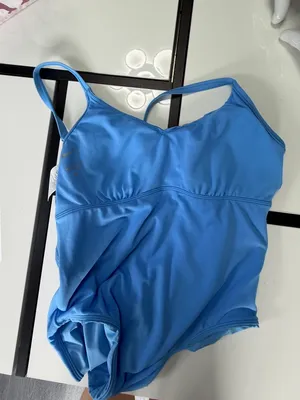 Nike Women’s Swim "Move to Zero" One-Piece Swimsuit - Light Blue - Size Large (L) thumbnail 5