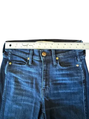 AYR The Riser Jeans 25x30 Medium Wash High Rise Skinny Denim thumbnail 10