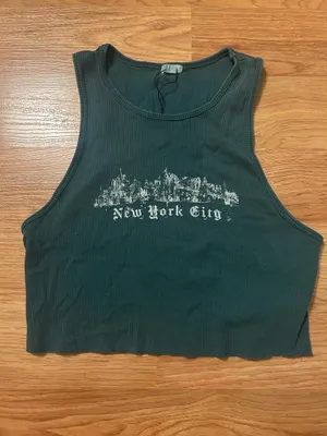 Garage Crop Top Tank Top thumbnail 1