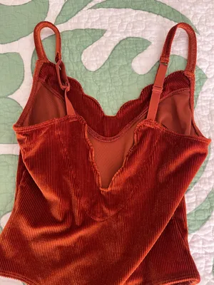 Urban Outfitters Velvet Bodysuit Out From Under thumbnail 4