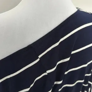 White Birch Navy and White‎ Striped Top Sz SM thumbnail 5