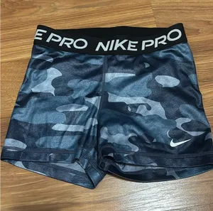 Navy camo Nike pro shorts spandex thumbnail 1