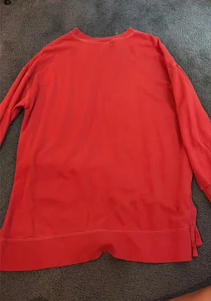Orange /red old navy sweat shirt  thumbnail 1