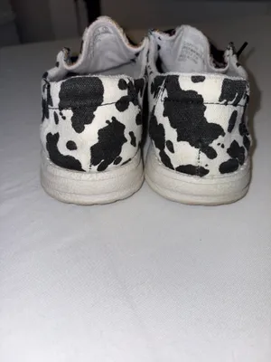 Gypsy Jazz Slip on shoes in cow print & southwestern Pattern Size 7 thumbnail 3
