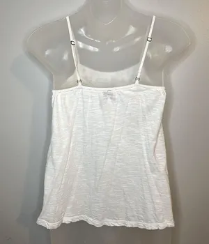 Red Camel Off-White Embroidered Tank Top Size XS thumbnail 2