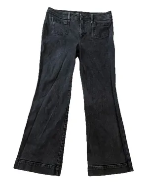Talbots Women’s Jeans Pants 14‎ Flare Jean Acid Wash thumbnail 1