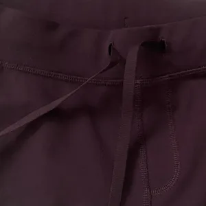 Alo Yoga Women XS‎ Plum Burgundy Cargo Pocket Drawstring Leggings Sweatpants thumbnail 5