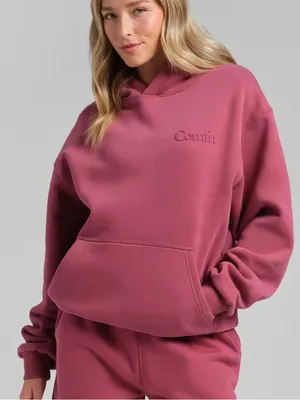 Comfrt Colors Berry Minimalist Hoodie thumbnail 1