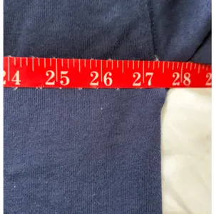 Shiraleah Chicago Navy Blue Oversized French Terry Crewneck Sweatshirt Large thumbnail 4