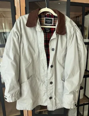 Vintage Barn Jacket coat plus curve corduroy collar button down outbrook pockets thumbnail 1